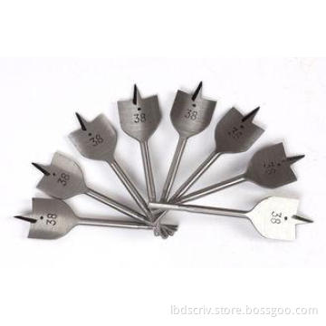 Precision Drilling 38mm Cutting Flat Wood Drill Bit 45# Ste
